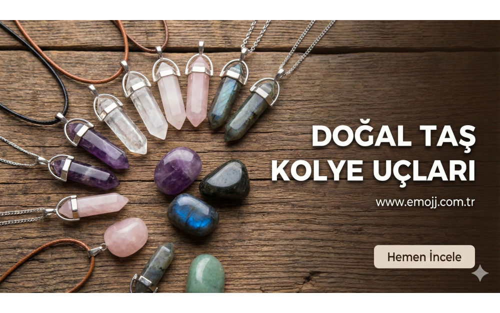 Doğal Taş Kolye Uçları