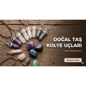 Doğal Taş Kolye Uçları
